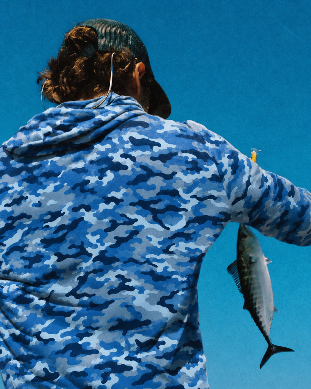 Ocean Camo Sun Hoodie