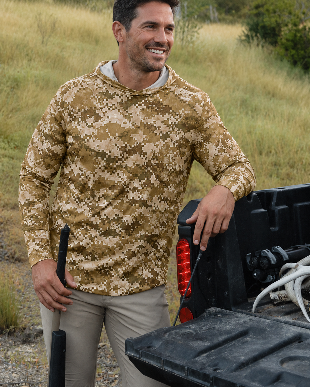 Sand Pixel Sun Hoodie