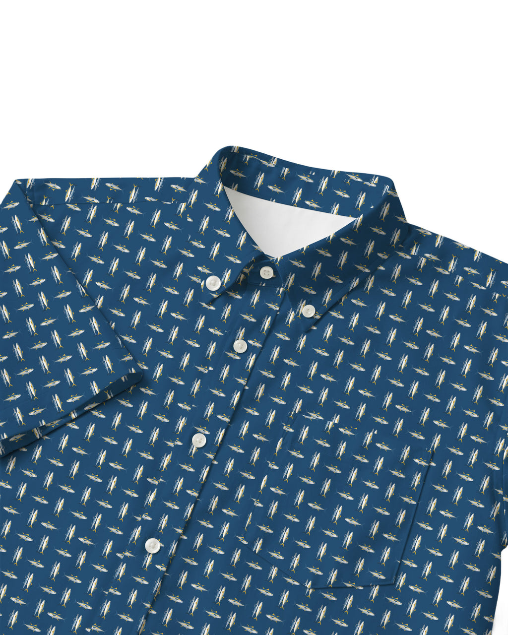 Tuna Season Button Shirt