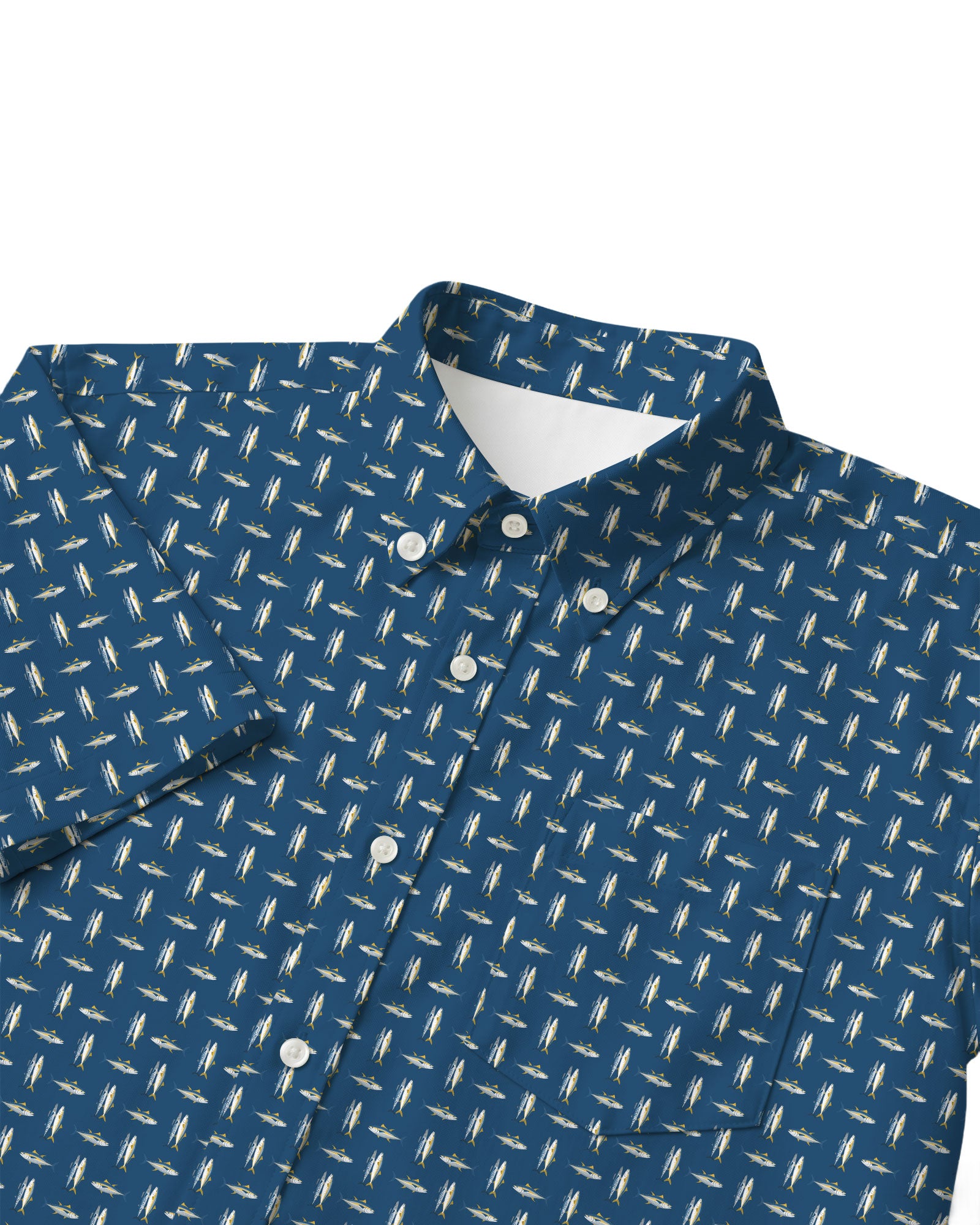 Tuna Season Button Shirt