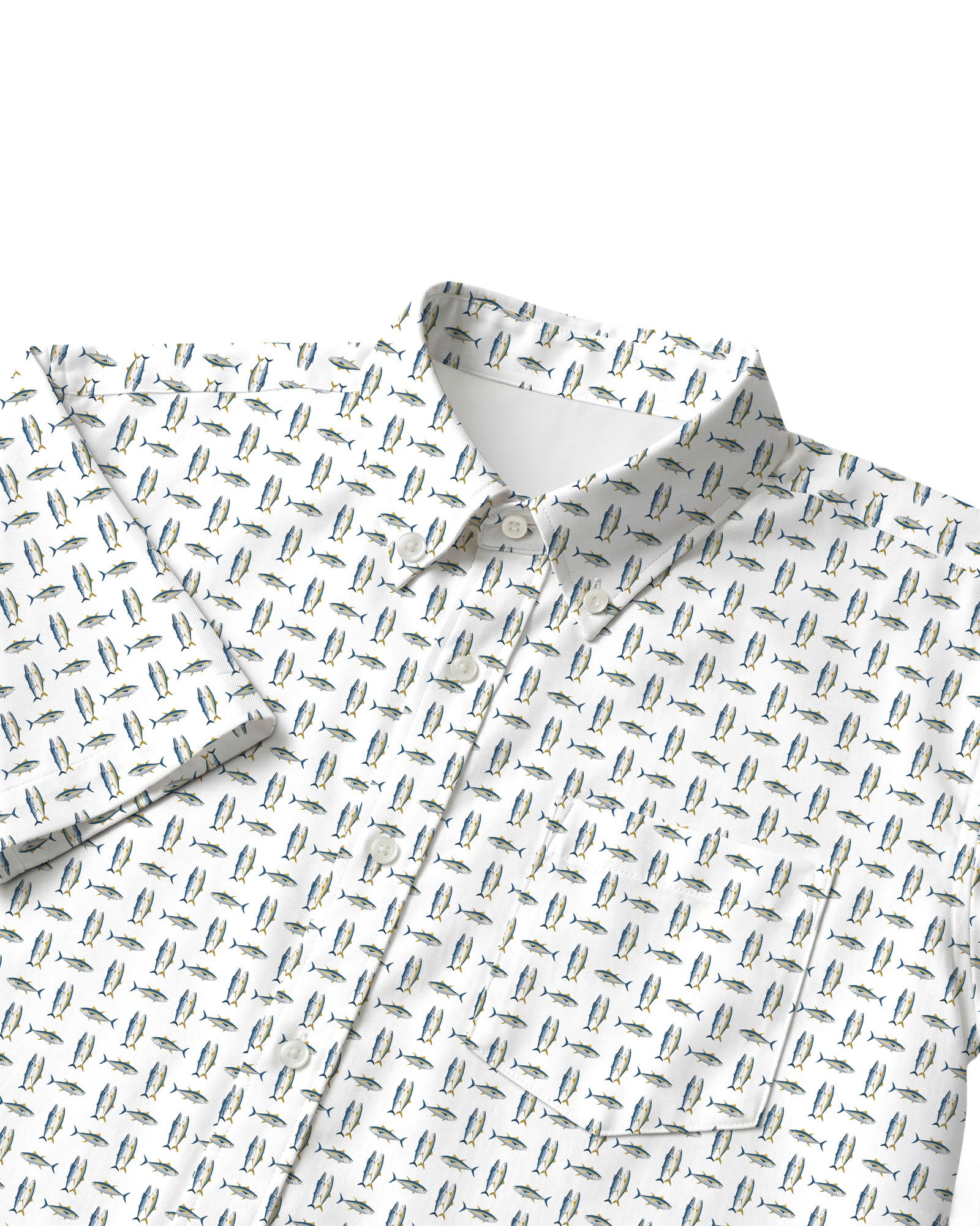Tuna Season Button Shirt