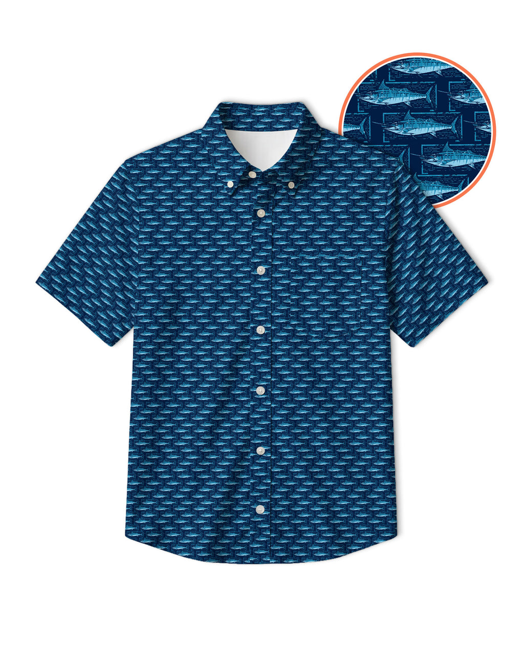 Bluewater Run Button Shirt