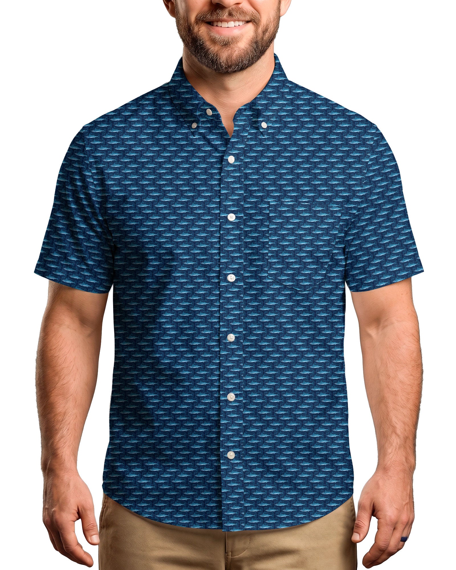 Bluewater Run Button Shirt