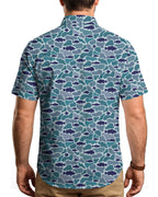 Coastal Shadows Button Shirt