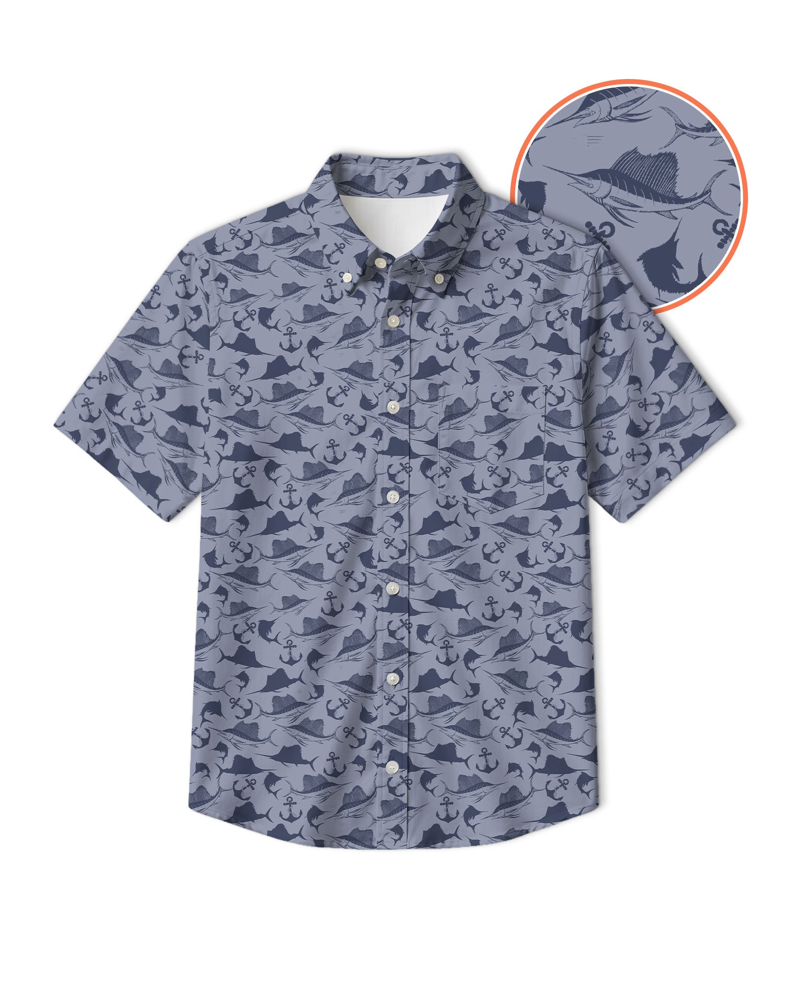 The Sailfish Button Shirt