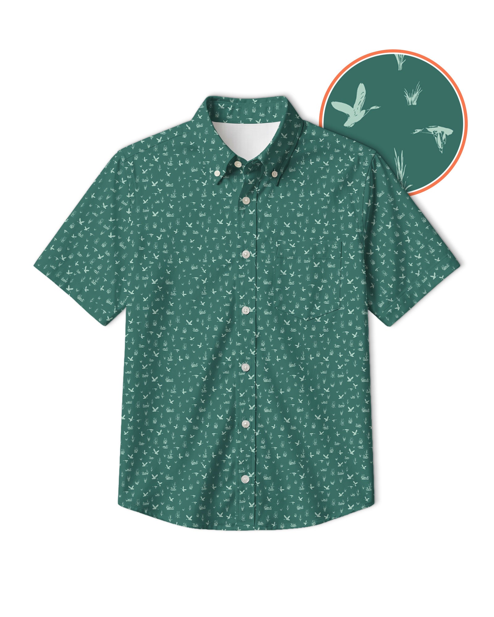 Mallard Marsh Button Shirt