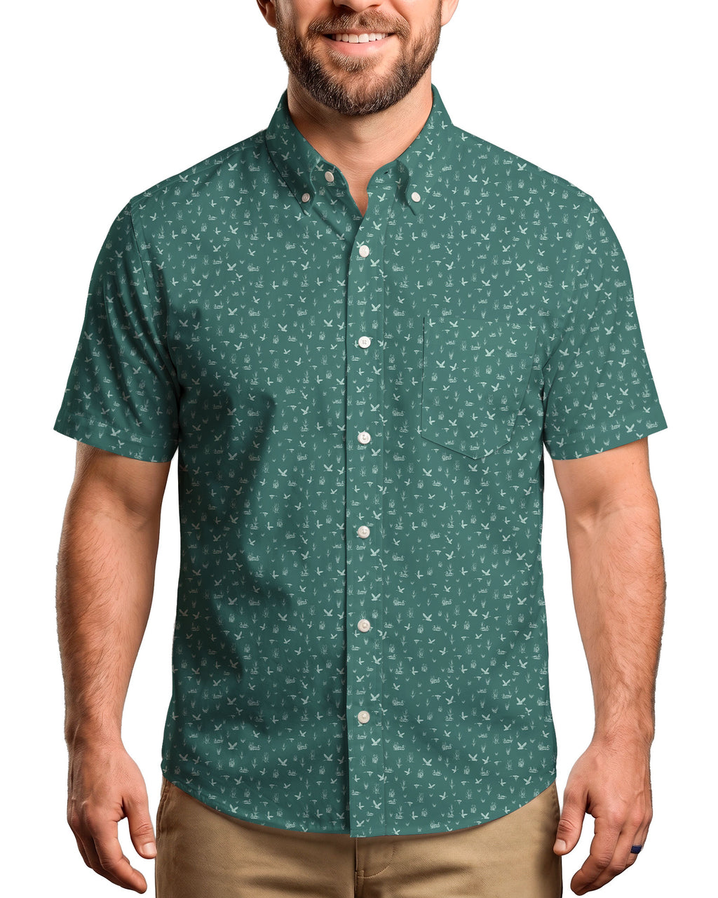 Mallard Marsh Button Shirt