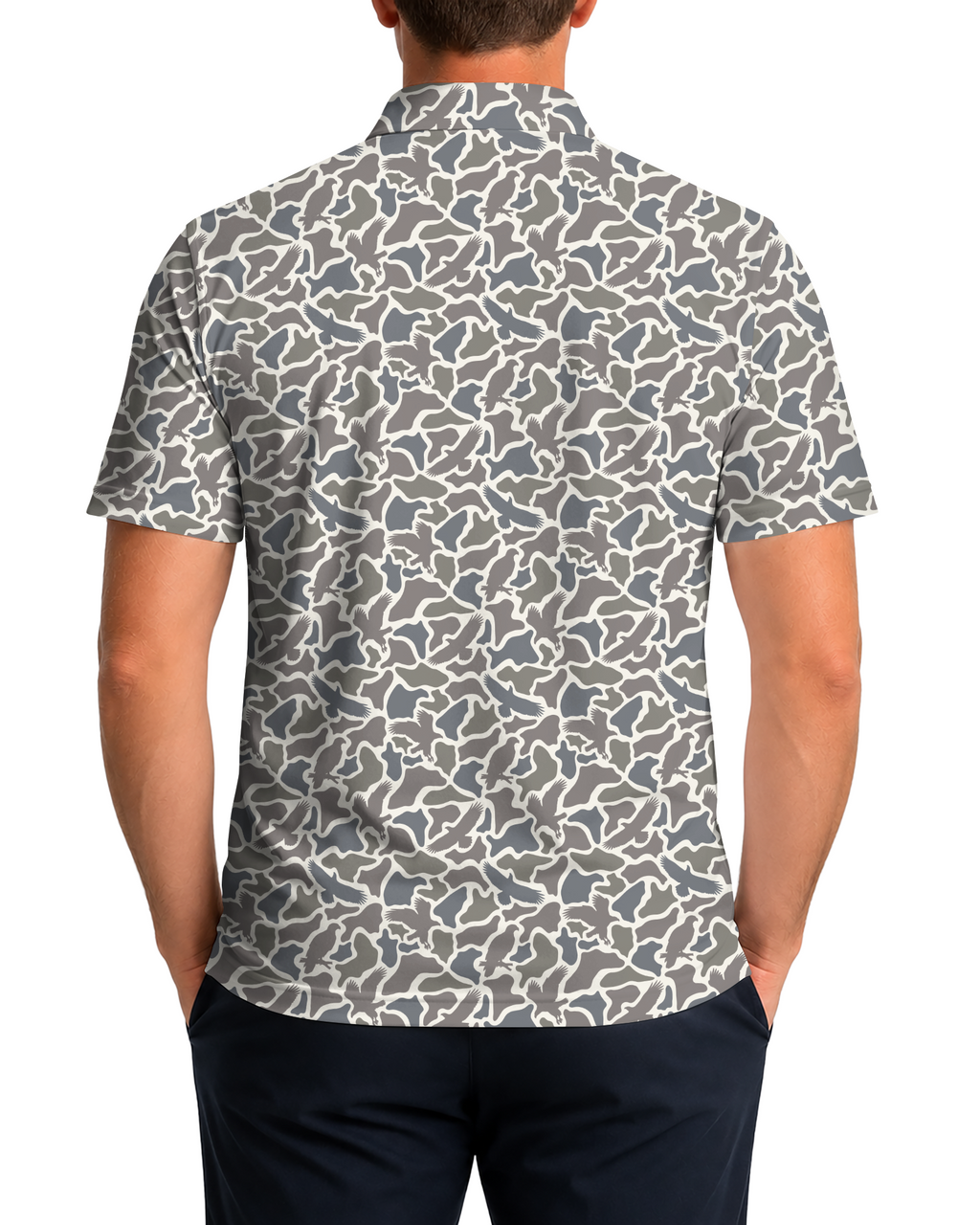 Marsh Hawk Camo Polo