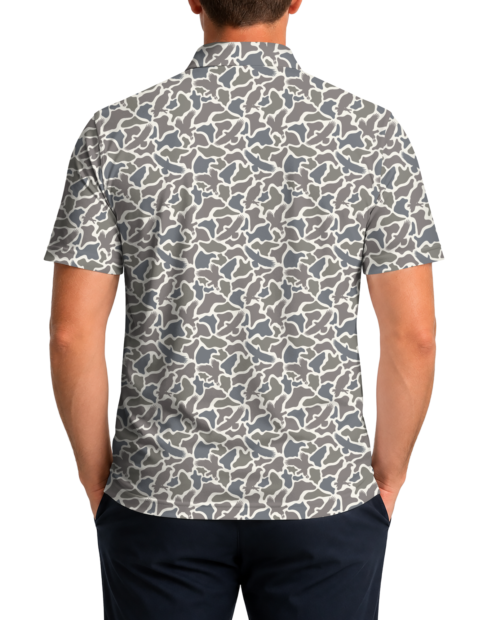 Marsh Hawk Camo Polo