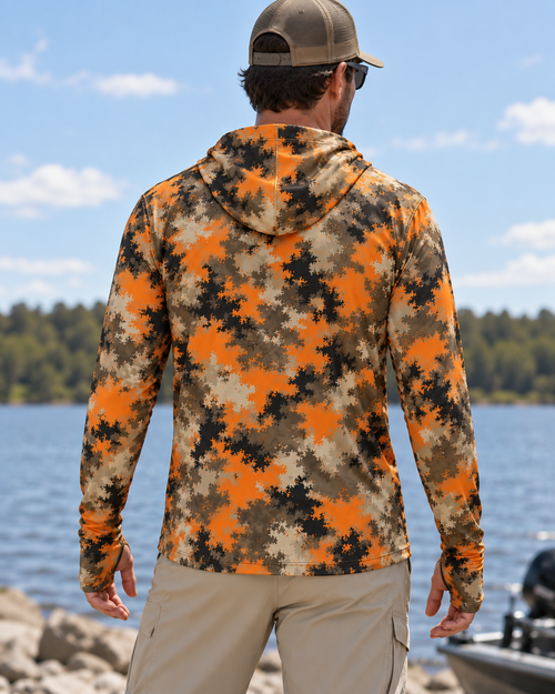 Blaze Ridge Camo Sun Hoodie