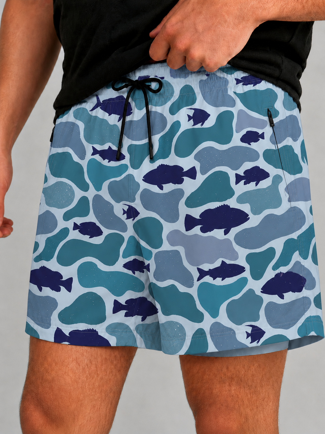 Coastal Shadows Swim Short