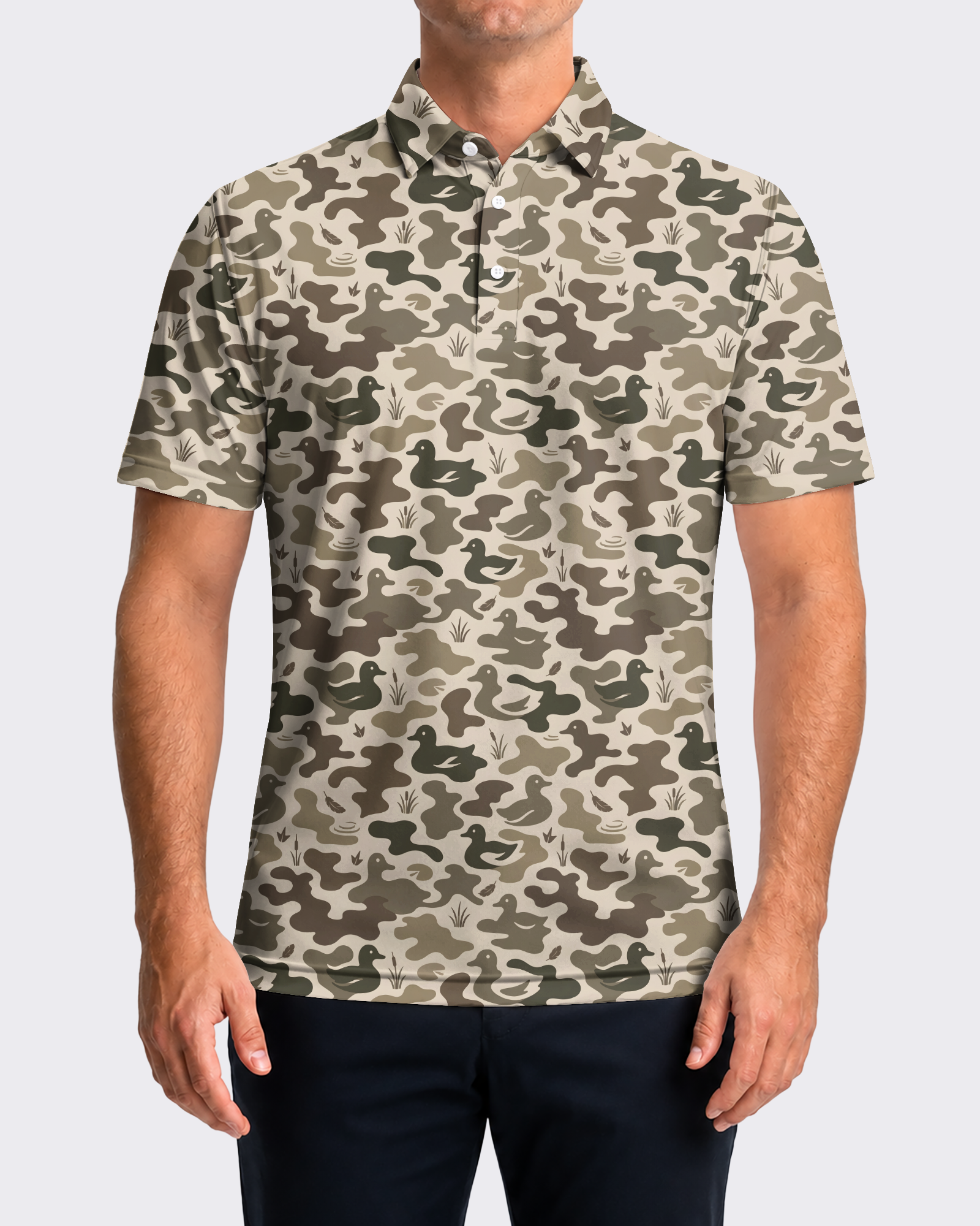 Marshland Camo Polo