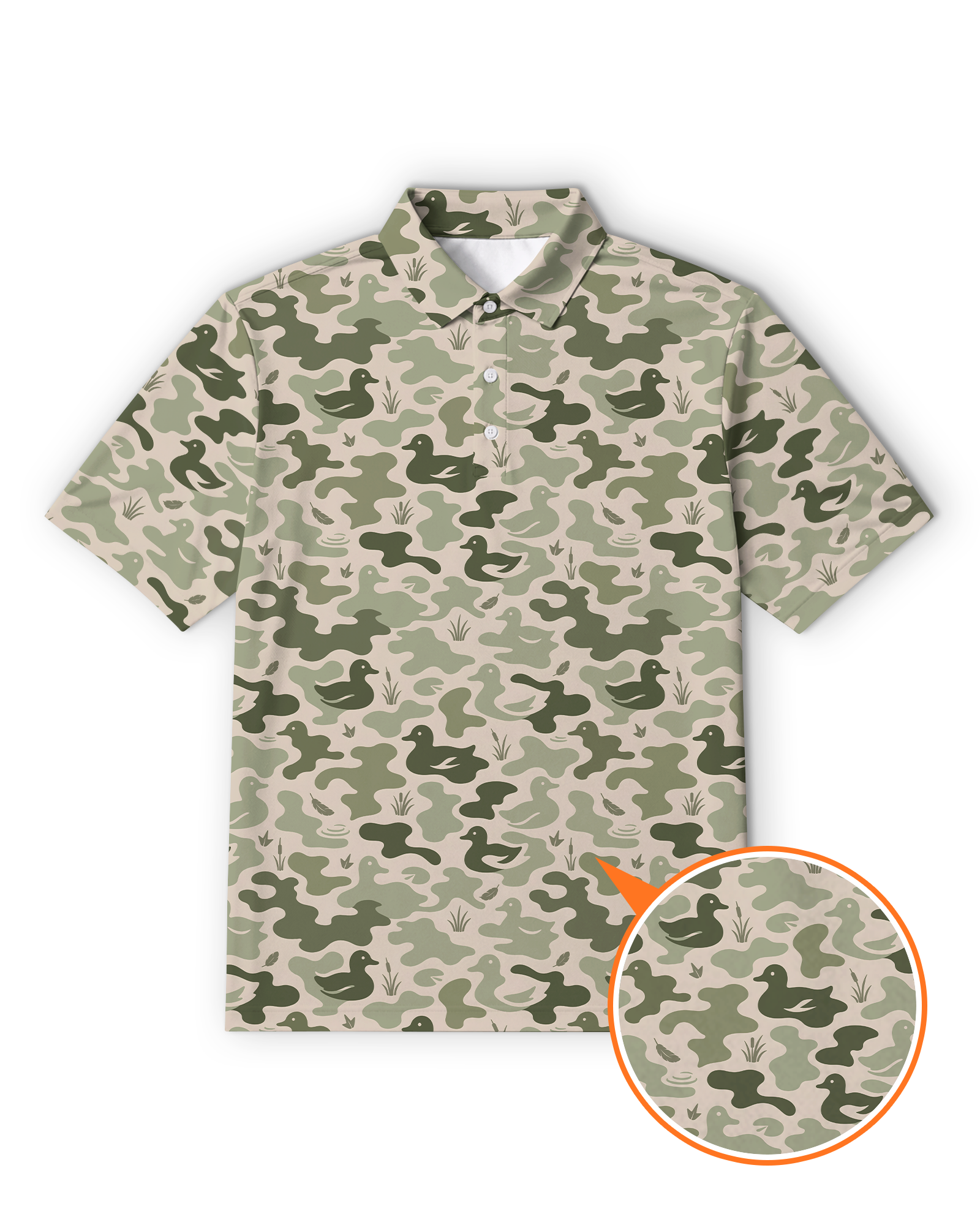 Marshland Camo Polo