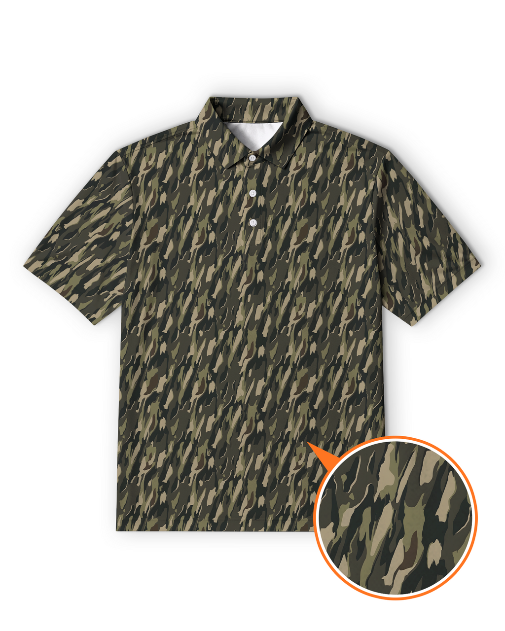 Woodland Camo Polo