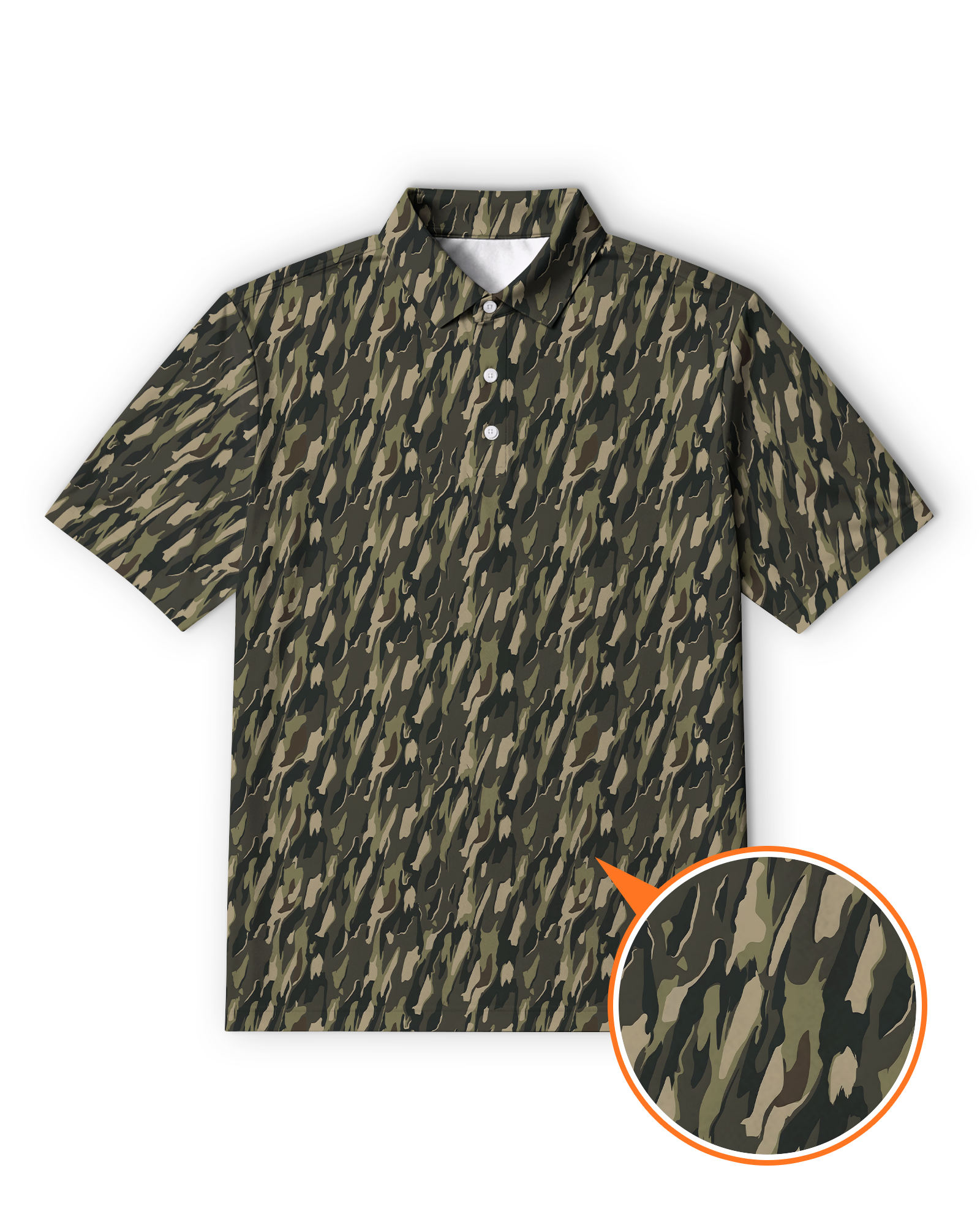 Woodland Camo Polo