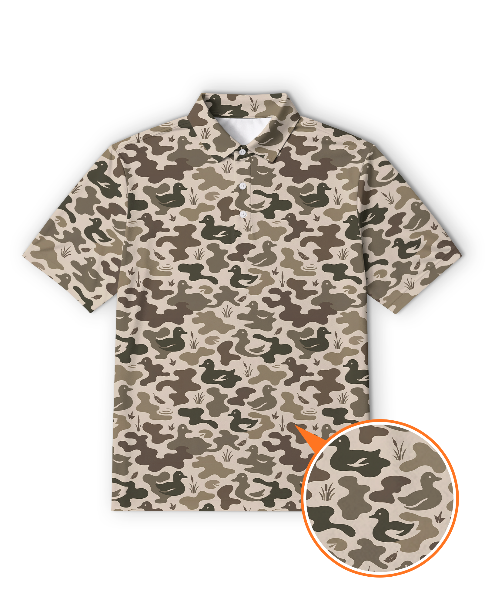 Marshland Camo Polo