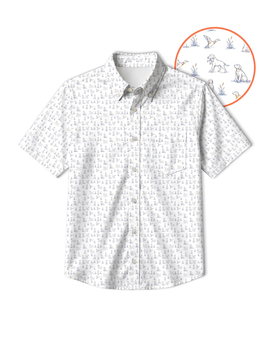 Bird Dog Button Shirt