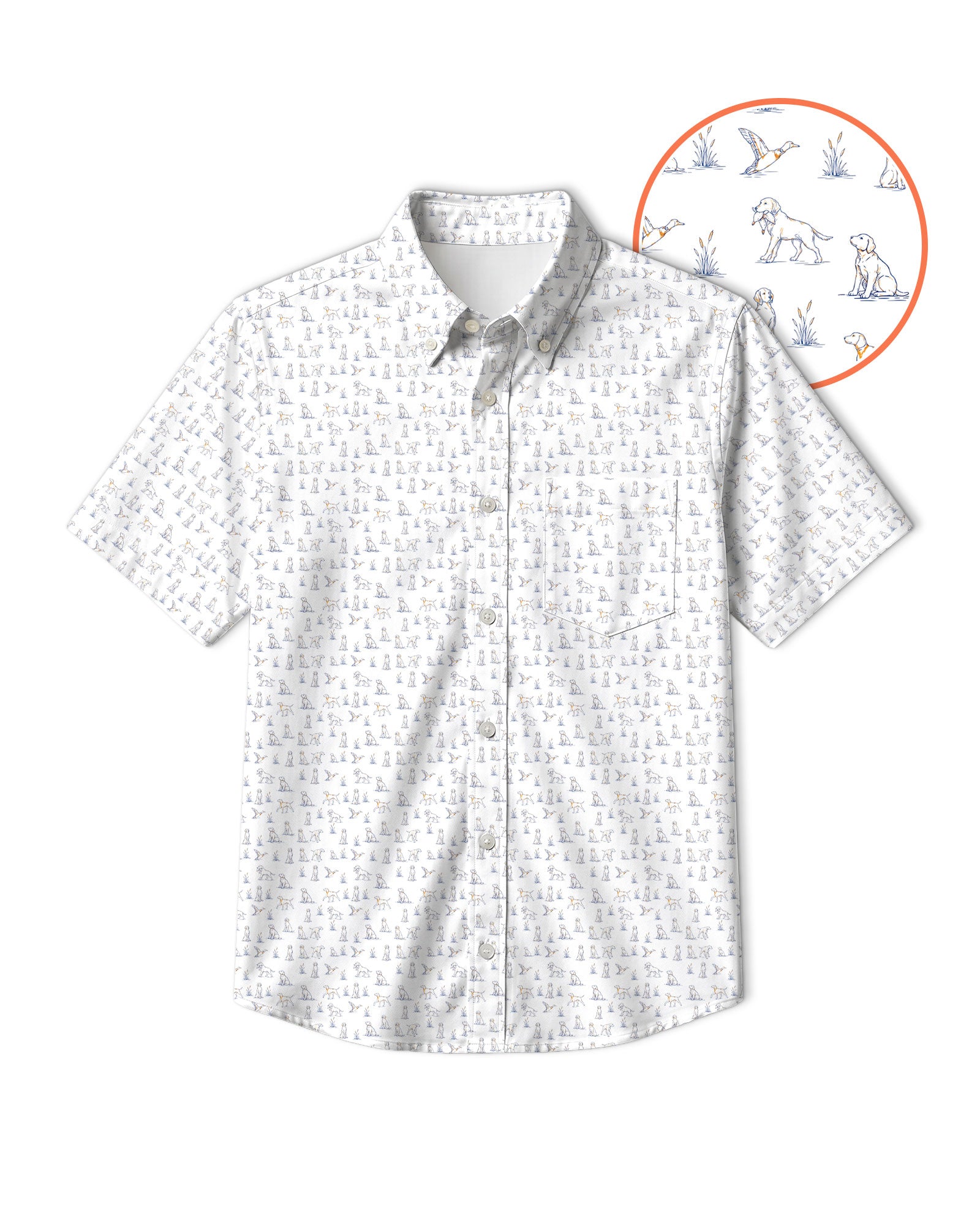 Bird Dog Button Shirt