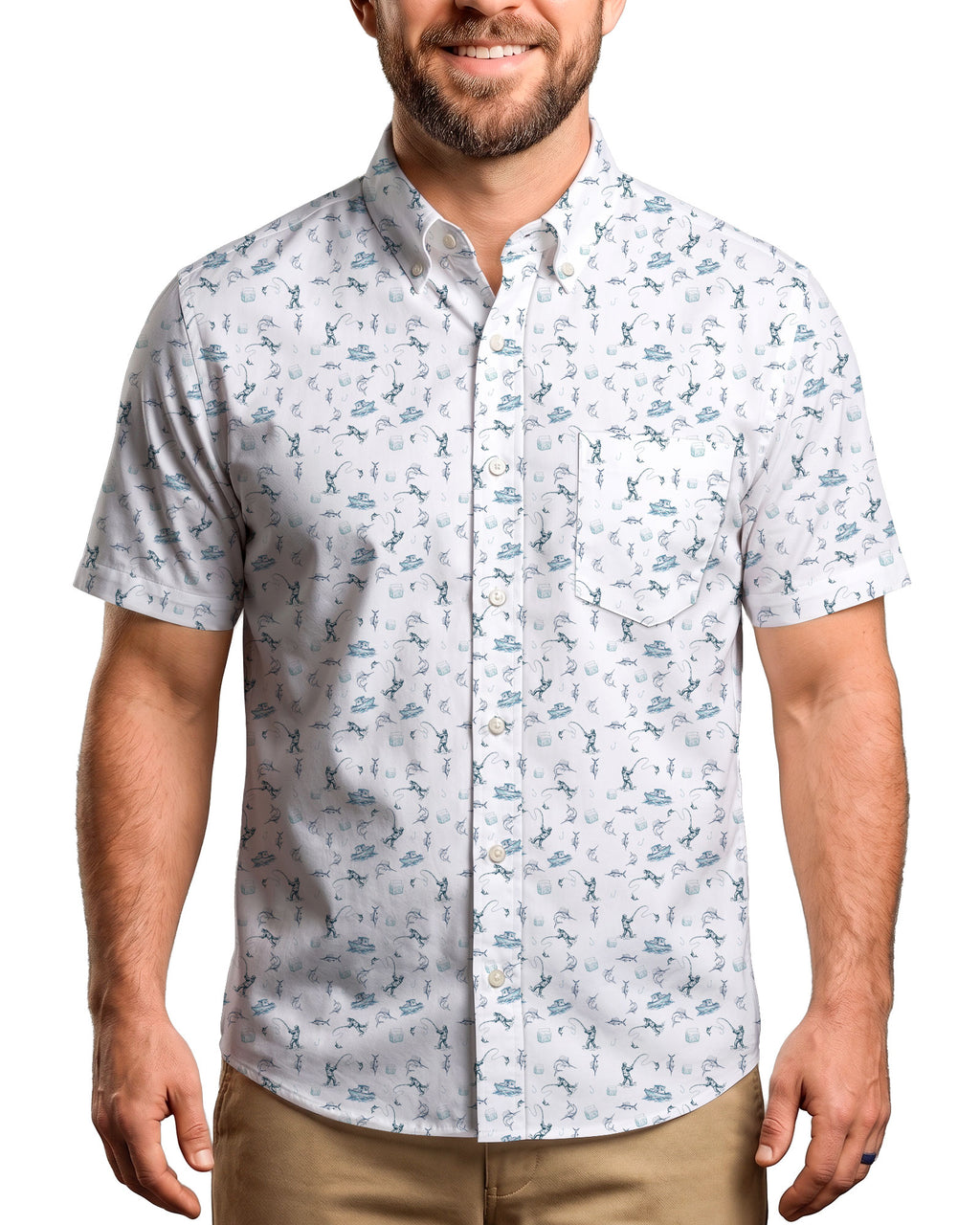 Off The Hook Button Shirt
