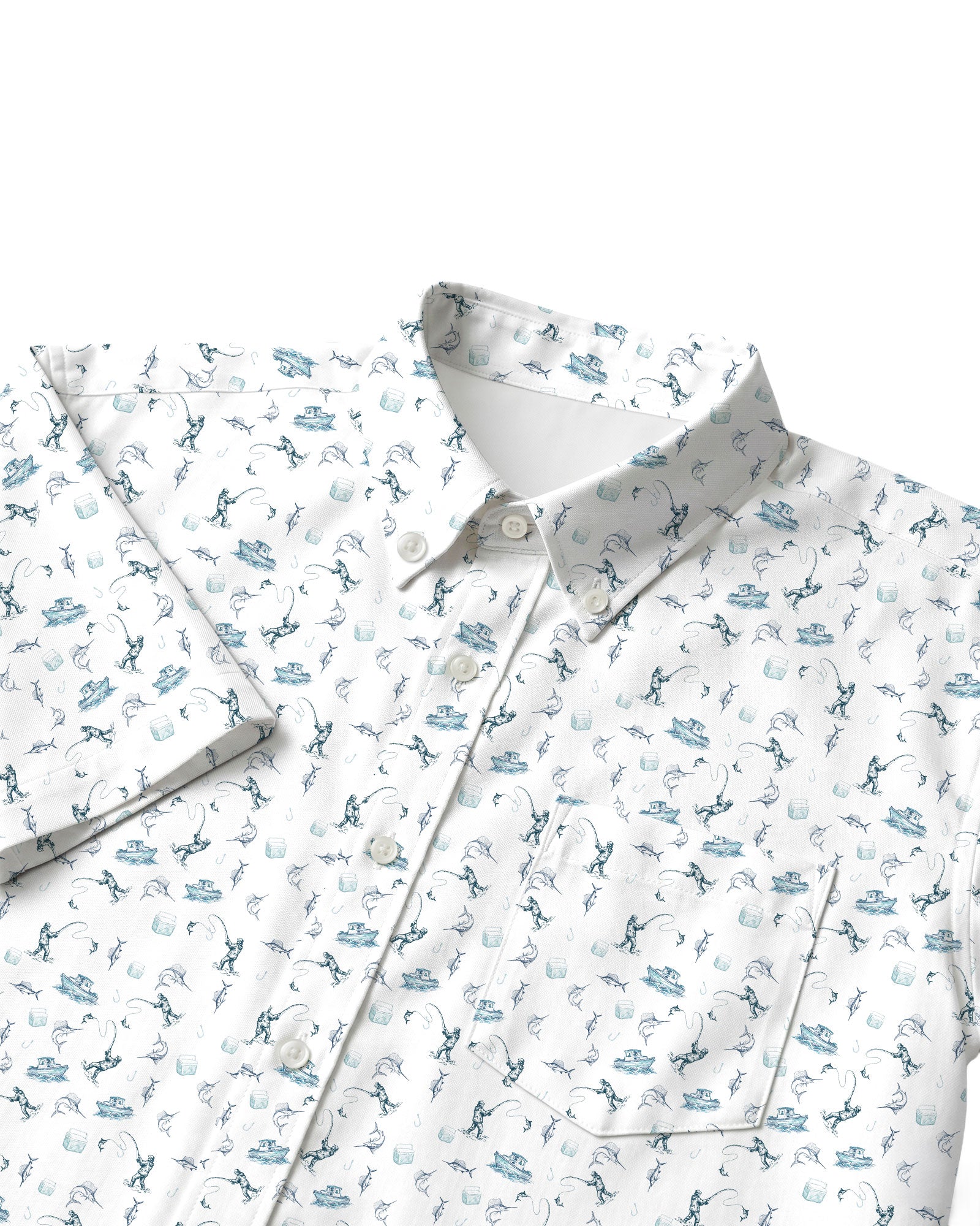 Off The Hook Button Shirt