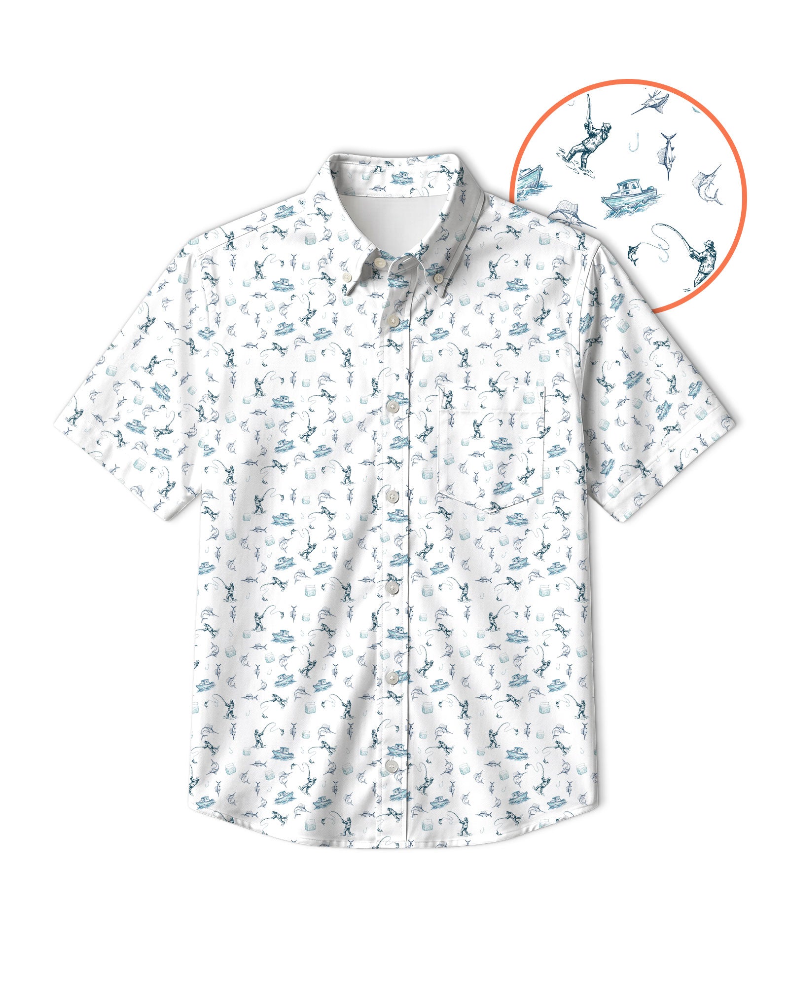 Off The Hook Button Shirt