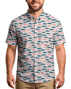 Hooked on Trout Button Shirt