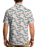 Hooked on Trout Button Shirt