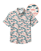 Hooked on Trout Button Shirt