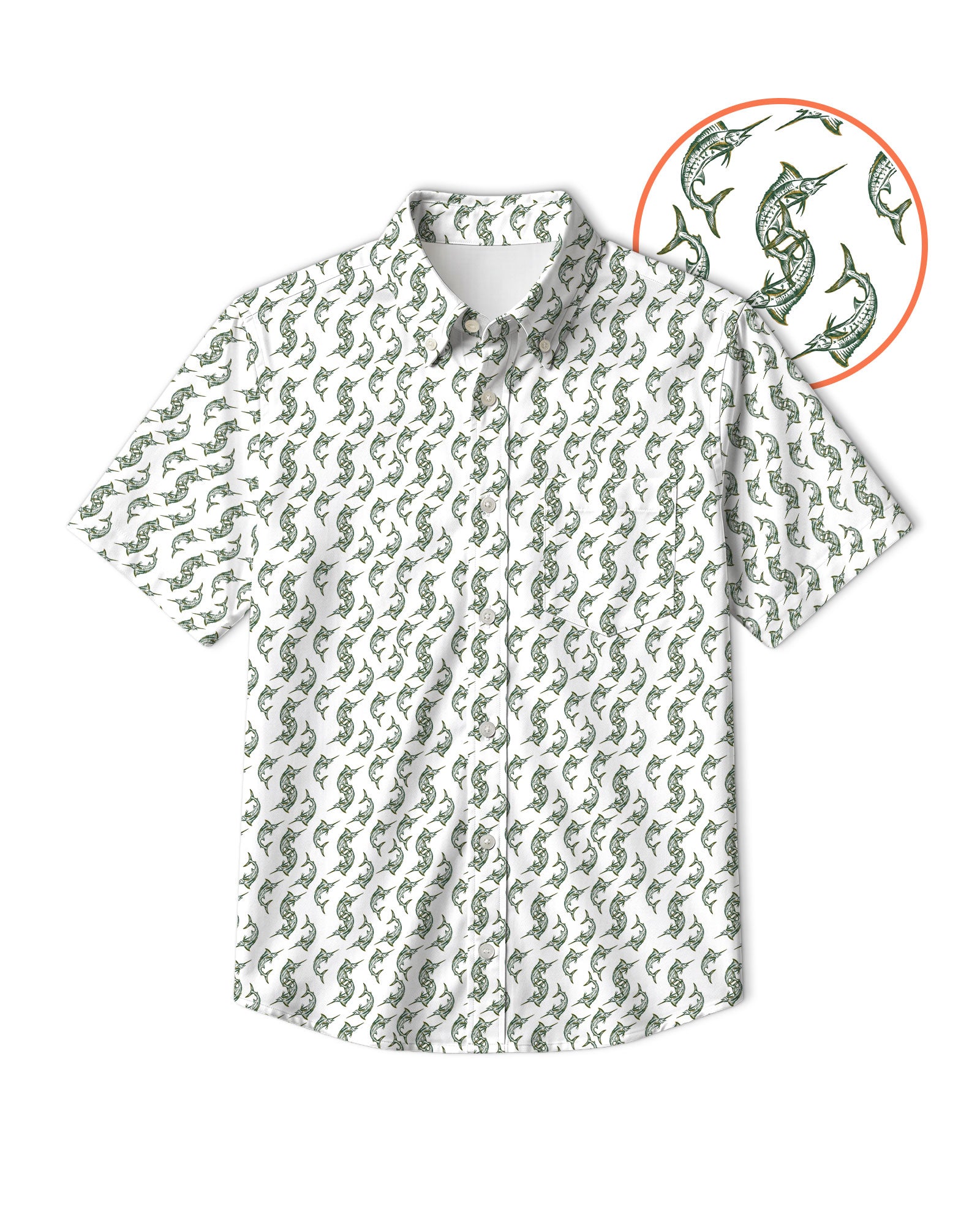 Marlin Button Shirt