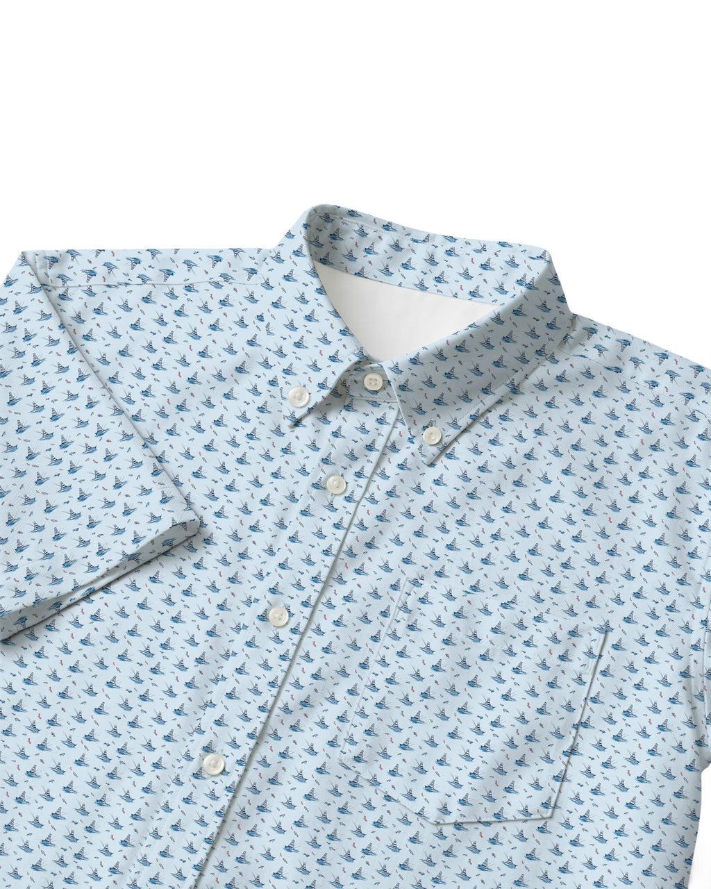 Gone Fishin’ Button Shirt