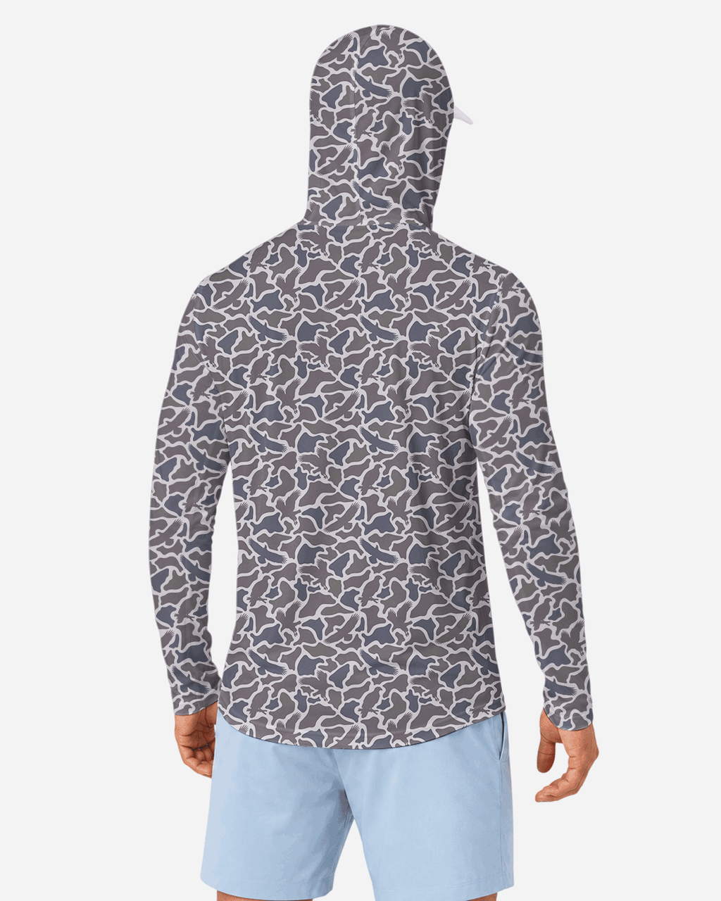 Marsh Hawk Camo Sun Hoodie
