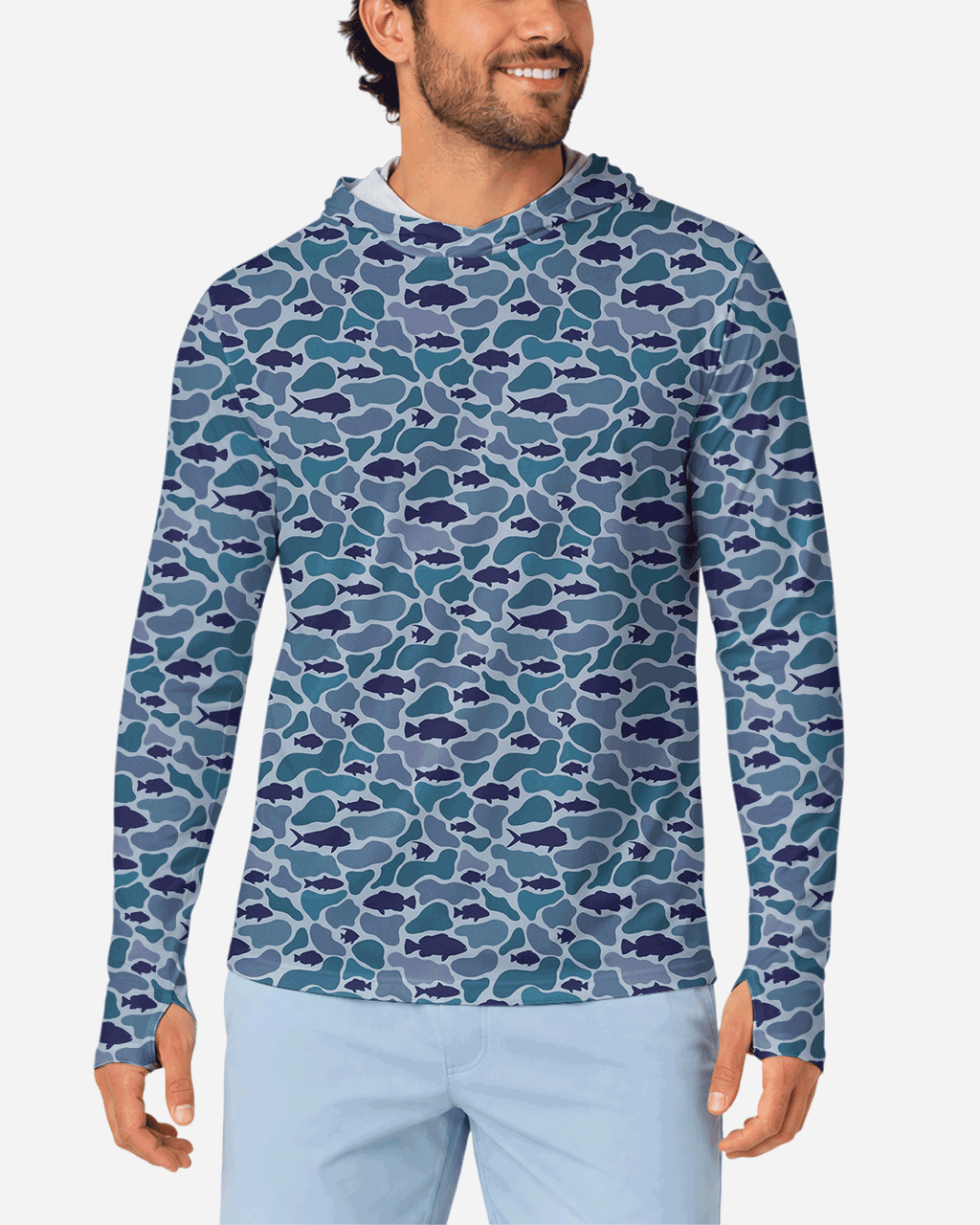 Coastal Shadows Sun Hoodie