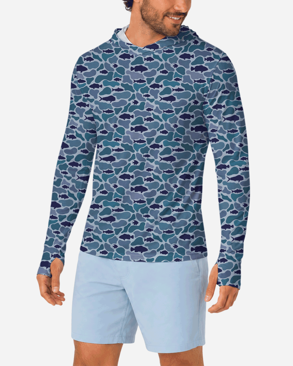 Coastal Shadows Sun Hoodie