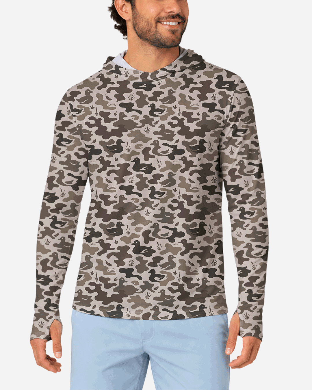 Marshland Camo Sun Hoodie