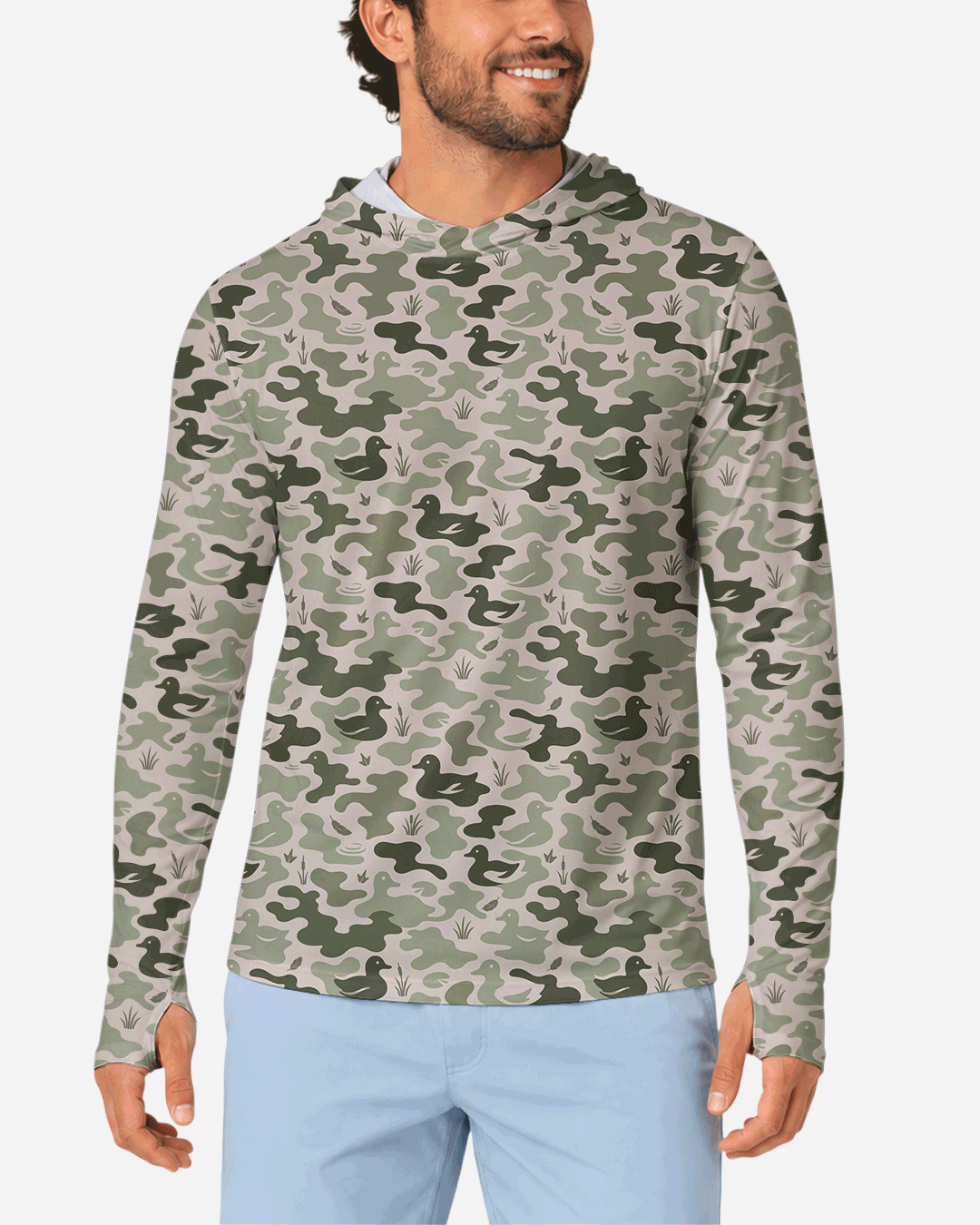 Marshland Camo Sun Hoodie