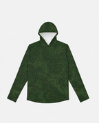 Topographic Map Sun Hoodie