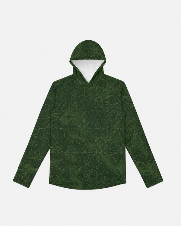 Topographic Map Sun Hoodie